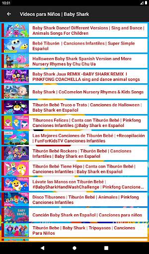 Videos para niños de Baby Shark screenshot 5