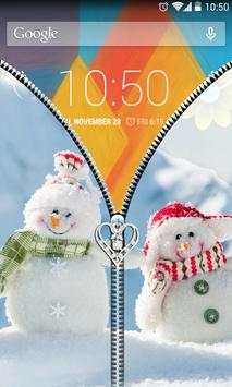 Snowman Zipper UnLock screenshot 5