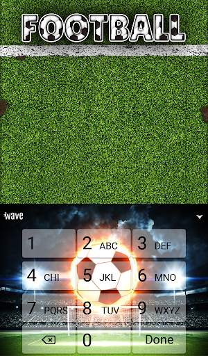Football Animated Keyboard   Live Wallpaper screenshot 5