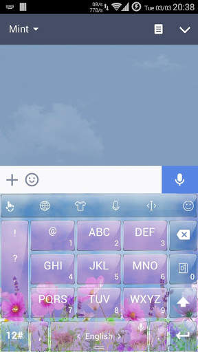 Keyboard Theme G Spring Flower screenshot 6