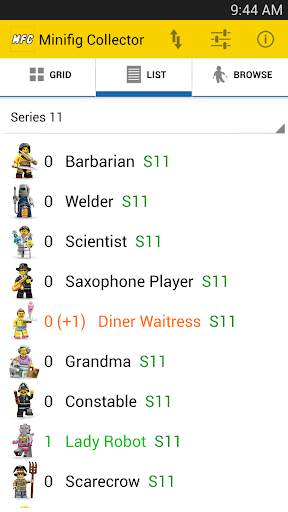 Minifig Collector for LEGO® screenshot 2