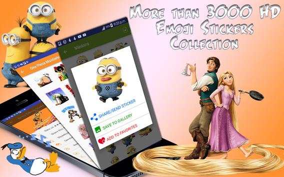 Emoji Fancy HD Talking Stickers for all Messengers screenshot 5
