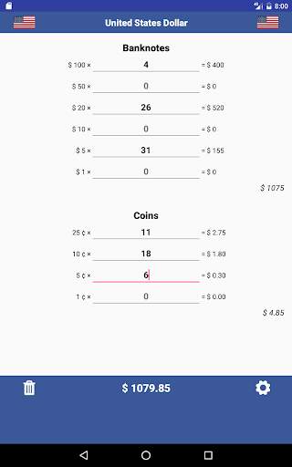 Cash Calculator -Money Counter скриншот 4