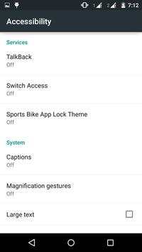 Sports Bike App Lock Theme screenshot 5