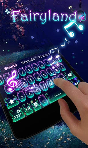 Fairy Land GO Keyboard Theme स्क्रीनशॉट 2