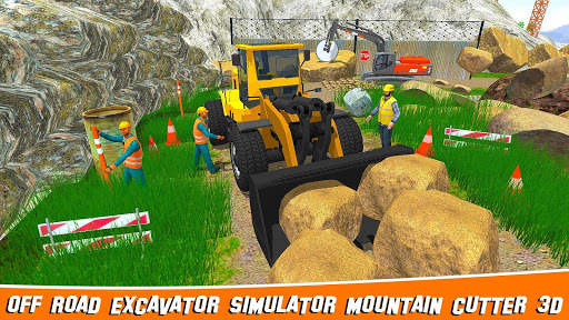 Off Road Excavator Simulator Mountain Cutter 3D screenshot 6