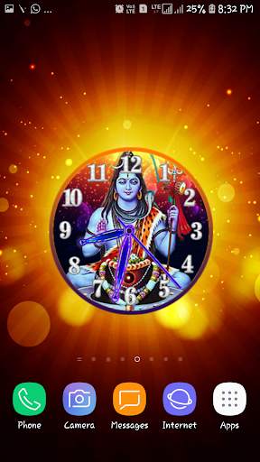 Lord Shiva Clock Live Wallpape screenshot 1