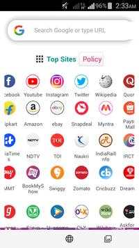 Glopon Browser screenshot 2