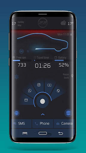 BlueCar Theme for Total Launcher screenshot 7