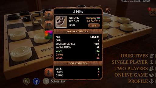 Checkers Online Elite screenshot 5