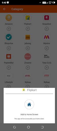 OneTouch 500  Shopping Social News Games Apps screenshot 11
