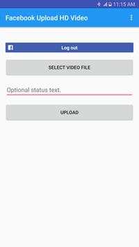 Upload HD Video to Facebook screenshot 1