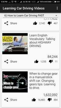 Learn Car Driving Videos app screenshot 1