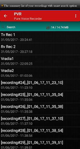 Pure Voice Recorder Light скриншот 7