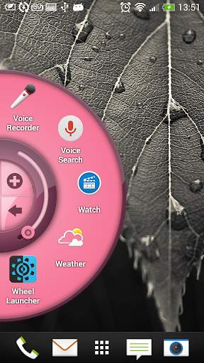 Pink - Wheel Launcher Theme screenshot 2