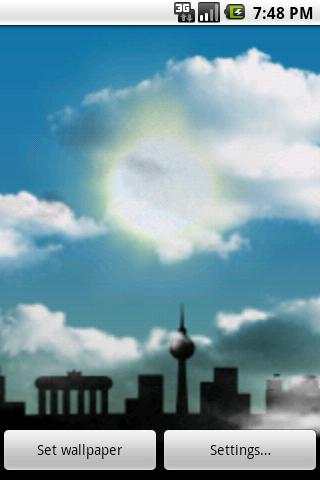 Cloudy Sky Live Wallpaper screenshot 1
