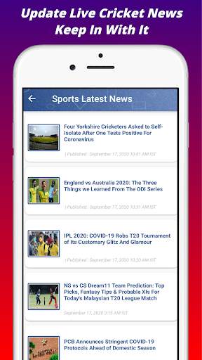 Cricket Live Score screenshot 2