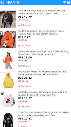 Hoodies & Sweatshirts: Shop Fashionable Live Shop screenshot 8