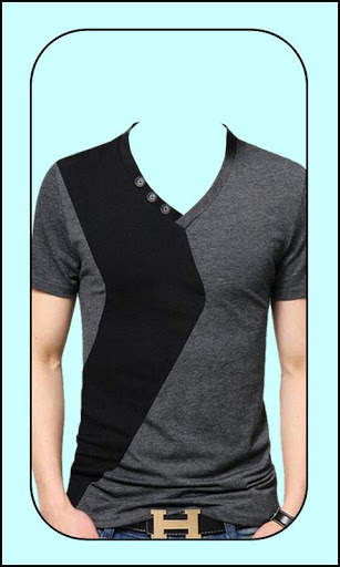 Men T Shirt  Dress Photo Montage New screenshot 3