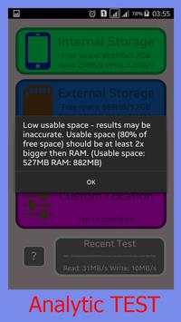 SD Card, Internal & External storage Test Tool screenshot 2