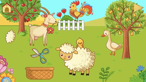 Funny Farm for toddlers. Kids puzzle with animals! screenshot 18