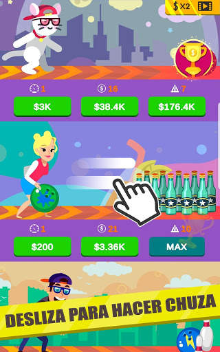 Bowling Idle - Juegos Idle de Deportes screenshot 1