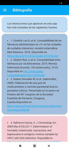 Compatibilidad fármacos IV Lite. Consulta rápida screenshot 7