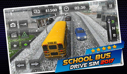 School Bus Drive Sim 2017 screenshot 8