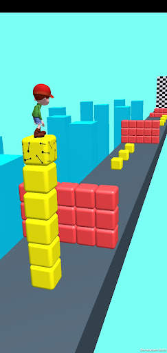 Stack Cube Surf 3D : kicko and super speedo screenshot 6