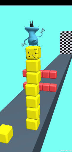 Oggy Stack Cube Surfer screenshot 6