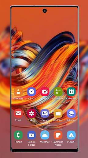 Theme for galaxy Note 10: Note10 launcher screenshot 2