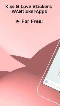 WAStickerApps: Pegatinas de Amor y Beso screenshot 1