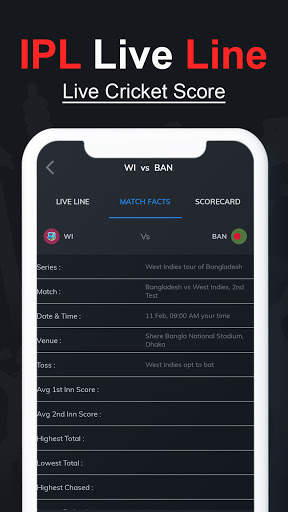 Cricket Live Score - IPL live score - Live Match screenshot 1