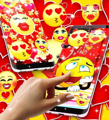 Emoji love live wallpaper screenshot 5