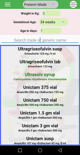 Egydose -Drug Dose Calculator screenshot 3