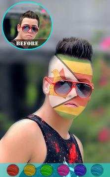 Flag On Face Photo Booth screenshot 9