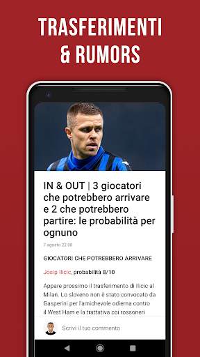 Rossoneri Live — App del Milan screenshot 4