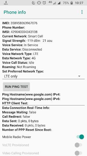 Smallest App - 4G Switch and Network Info screenshot 2