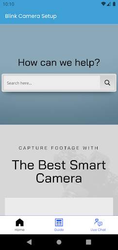 Blink Camera Setup screenshot 1