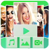 Photo To Video Maker With Music - New Video Editor icon