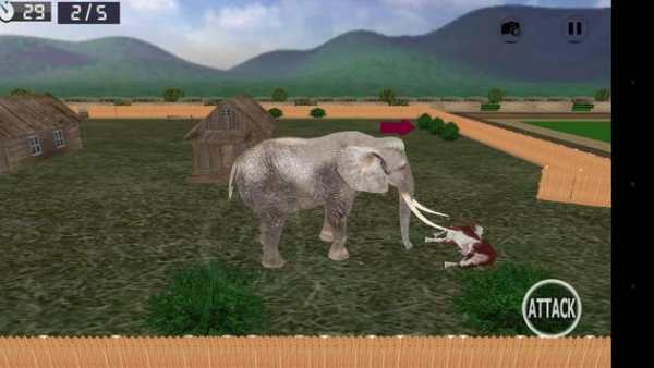 Real Elephant Simulator 3D 2018 screenshot 6