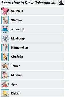 Learn How to Draw Pokemon Johto screenshot 3