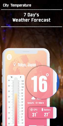 Mobile Room Temperature Meter : Weather Forecast screenshot 5