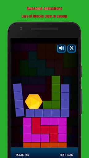 Hexagon Fall Physic Game screenshot 2
