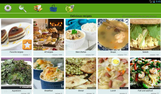 Delicious recipes 5 تصوير الشاشة