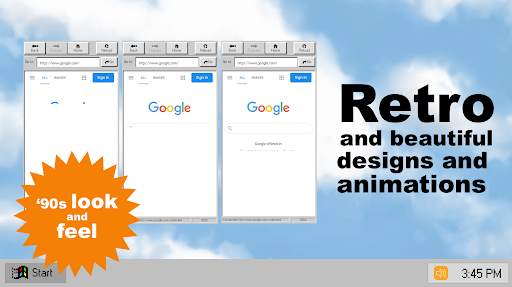 Retro Browser (No Ads) screenshot 1