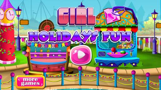Girl Holiday Fun - Carnival girl games screenshot 1