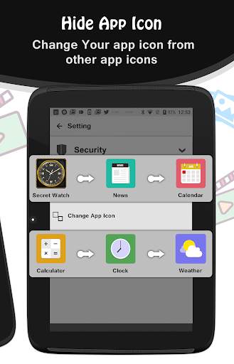 Vault clock : Photo Video Lock screenshot 10