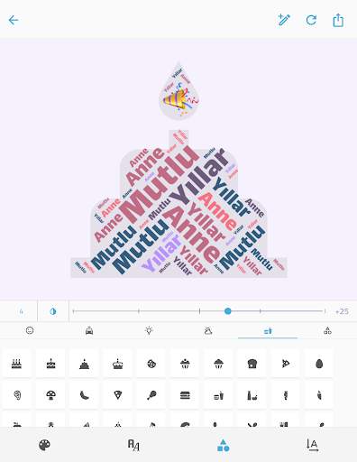 Reesha - kelime bulutu oluşturucu screenshot 11