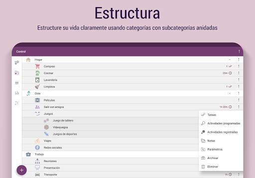 Time Planner: Agenda & Tareas screenshot 17